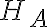  H_A 